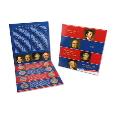 2008 Presidential $1 Coin Uncirculated Set - P & D